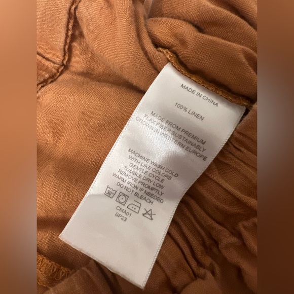 Quince Orange Ankle Pants - Picture 4 of 6